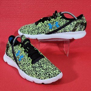 Under Armour Black and Yellow Athletic Shoes